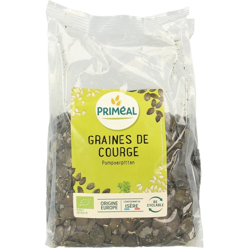 Primeal Kürbiskerne aus Europa Bio (500 Gramm)
