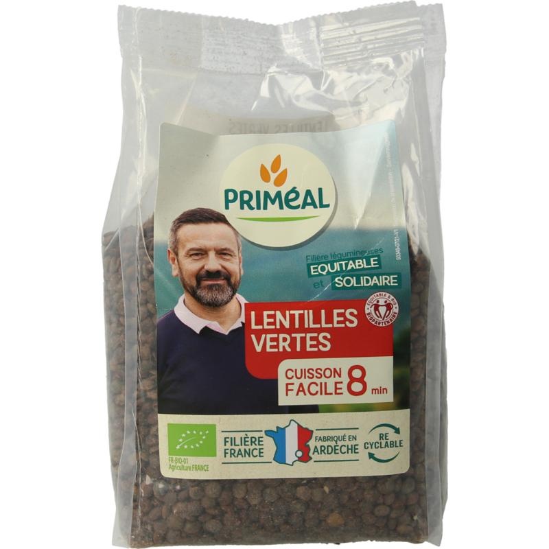 Primeal Grüne Linsen aus Frankreich, biologisch (300 Gramm)