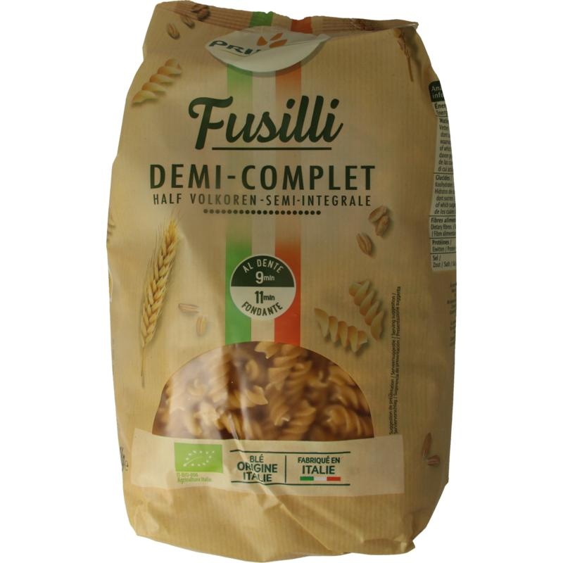Primeal Primeal Fusilli Halbvollkorn-Familienverpackung Bio (1 kg)