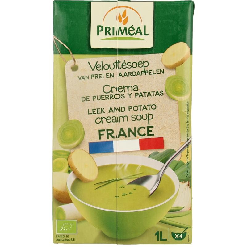 Primeal Primeal Kartoffel-Lauch-Suppe aus Frankreich Bio (1 Liter)
