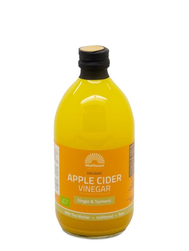 Mattisson Apfelessig Ingwer & Kurkuma Apfelessig Bio (500 Ml)