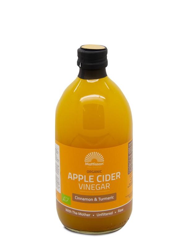 Mattisson Apfelessig Zimt & Kurkuma Appelaz Bio (500 Ml)