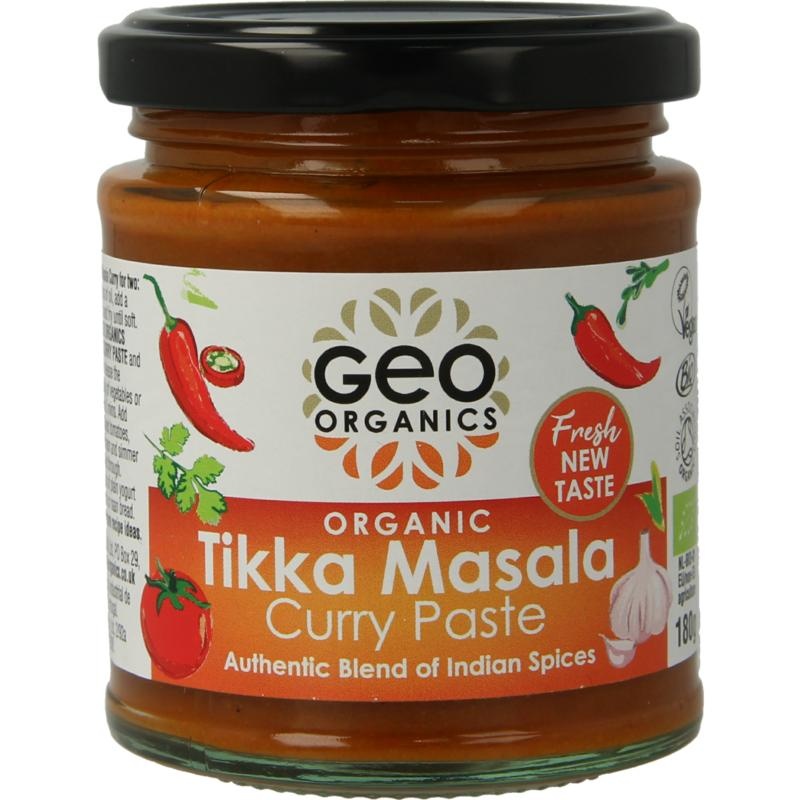 Geo Organics Geo Organics Currypaste Tikka Masala Bio (80 Gramm)