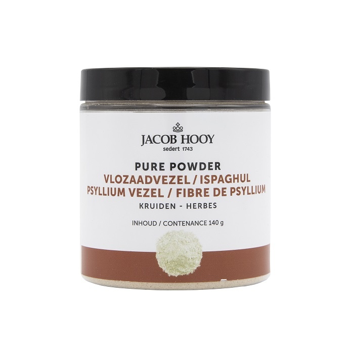 Jacob Hooy Pure Powder Flohsamenfasern (140 Gramm)