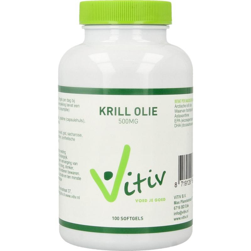 Vitiv Krillöl 500 mg antarktisch (100 Caps)