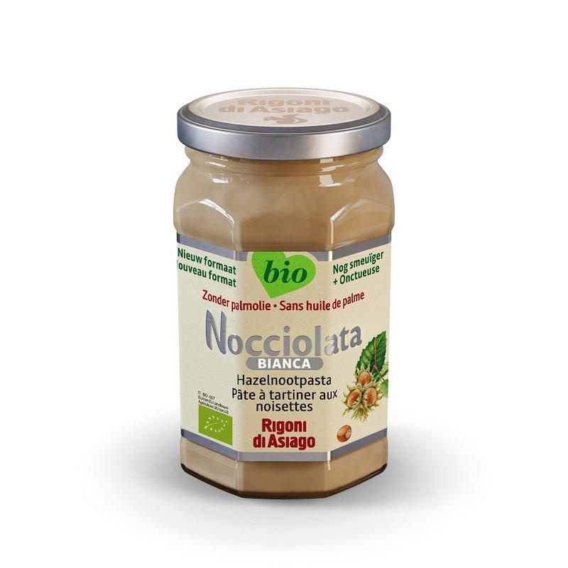 Nocciolata Weißer Haselnussaufstrich Bio (250 Gramm)