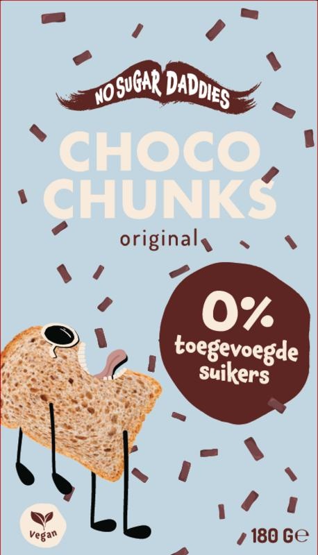 No Sugar Daddies No Sugar Daddies SchokoStück Milch Bio (180 Gramm)