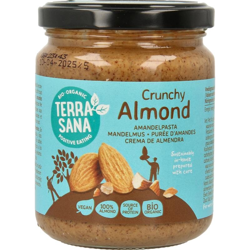 Terrasana Mandelpaste braun knackig bio (250 Gramm)