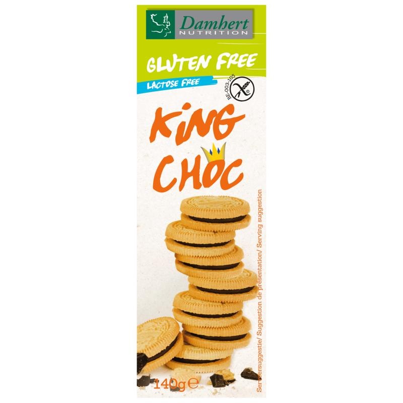 Damhert King Schokoladenkekse laktosefrei (140 Gramm)