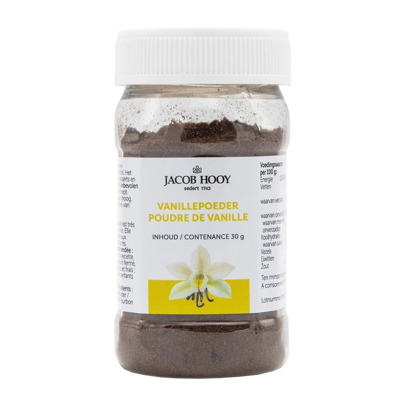 Jacob Hooy Vanillepulver Bourbon 100% (30 gr)