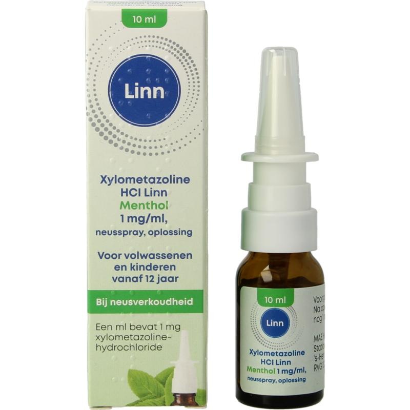 Linn Nasenspray Xylometazolin/Menthol 1 mg (10 Ml)