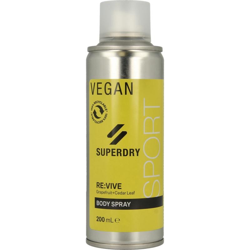 Superdry Sport RE:vive Körperspray für Männer (200Ml)