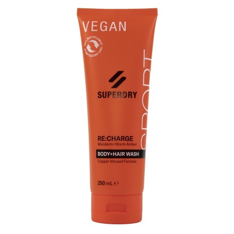 Superdry Sport RE:charge Körper + Haarwäsche (250 Ml)