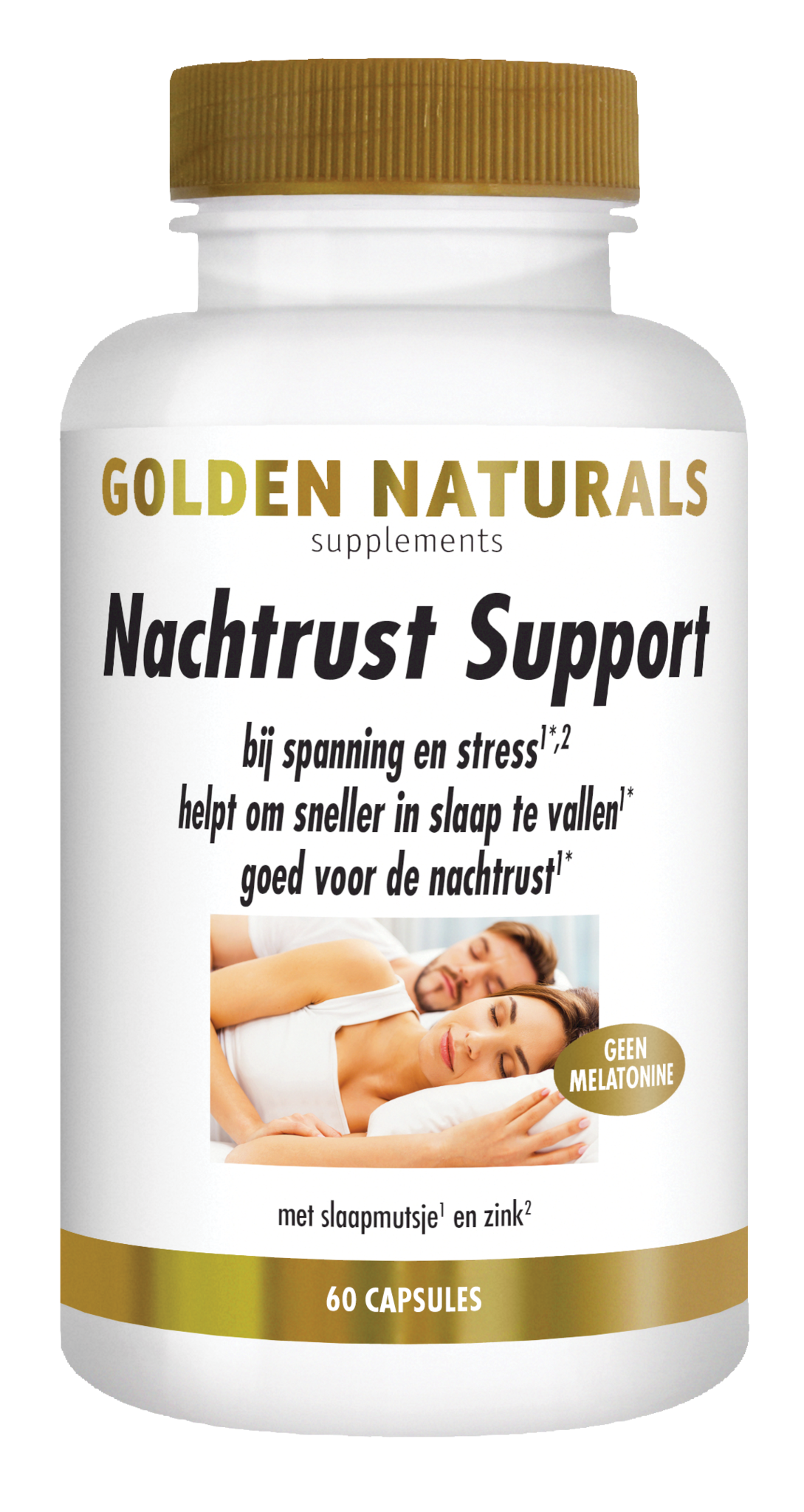 Golden Naturals Golden Naturals Unterstützung beim Nachtschlaf (60 Caps)