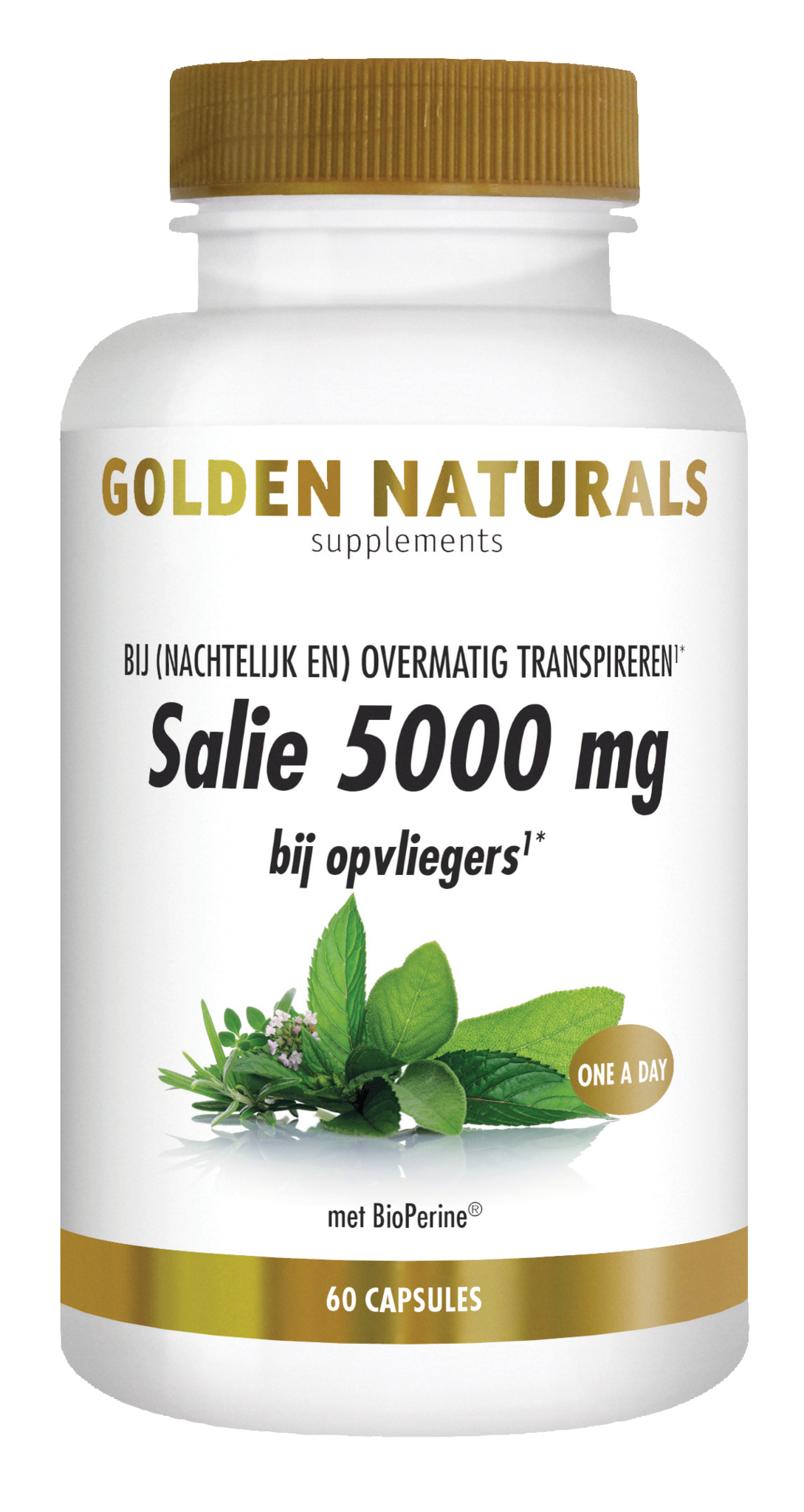 Golden Naturals Salbei 5000 mg (60 Caps)