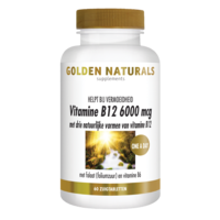 Golden Naturals Golden Naturals Vitamin B12 6000µg Vega (60 Lutschtab)