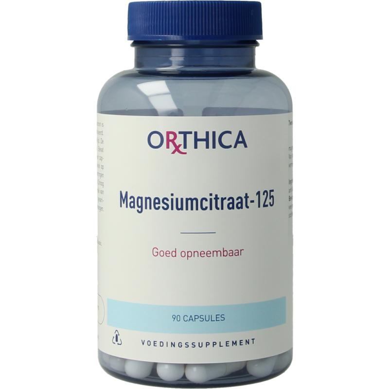 Orthica Magnesiumcitrat 125 (90 Caps)