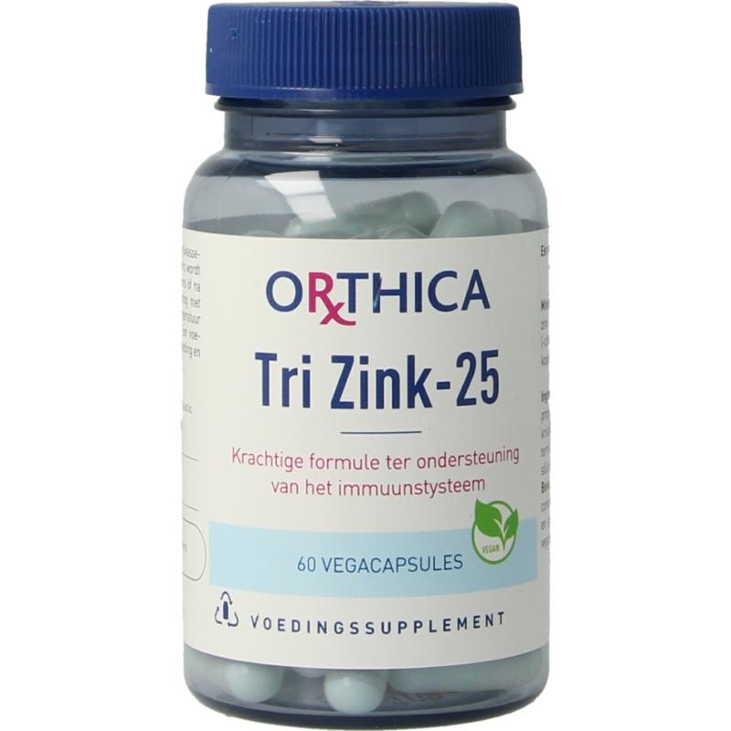 Orthica Tri Zink 25 (60 Caps)