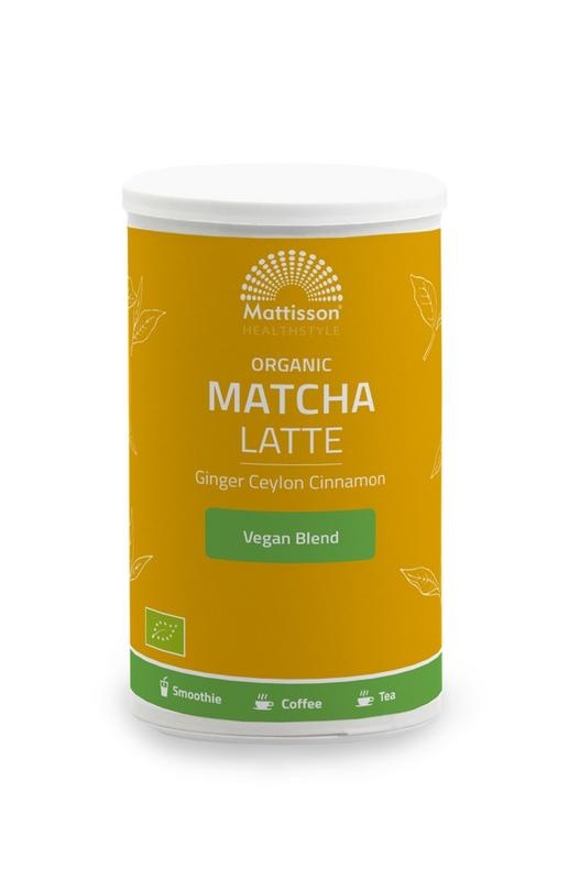 Mattisson Latte Matcha Ingwer - Ceylon-Zimt Bio (140 gr)