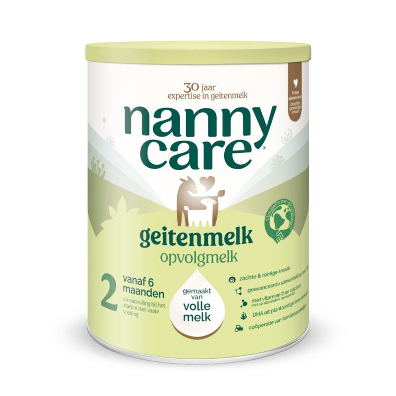 Nannycare Nannycare Ziegenmilch-Folgemilch 2 (800 gr)