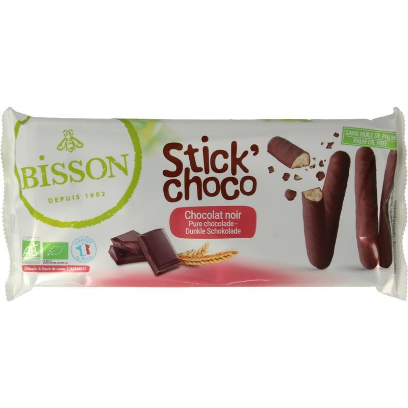 Bisson Stick Choco dunkle Schokolade Bio (130 Gramm)