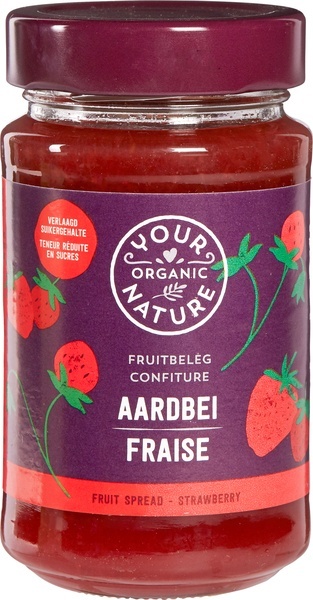 Your Organic Nat Your Organic Nat Fruit Topping Erdbeere Bio (250 Gramm)