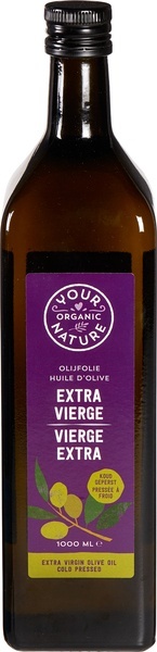 Your Organic Nat Ihr Bio-Nat-Olivenöl extra vergine aus biologischem Anbau (1000 Ml)