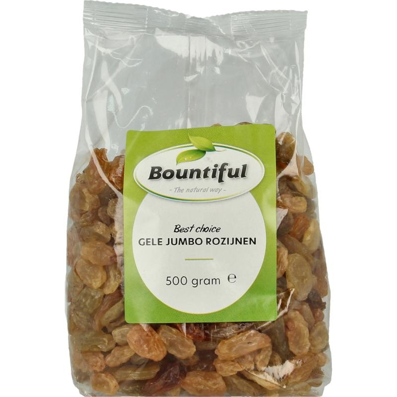 Bountiful Reichlich gelbe Jumbo-Rosinen (500 Gramm)
