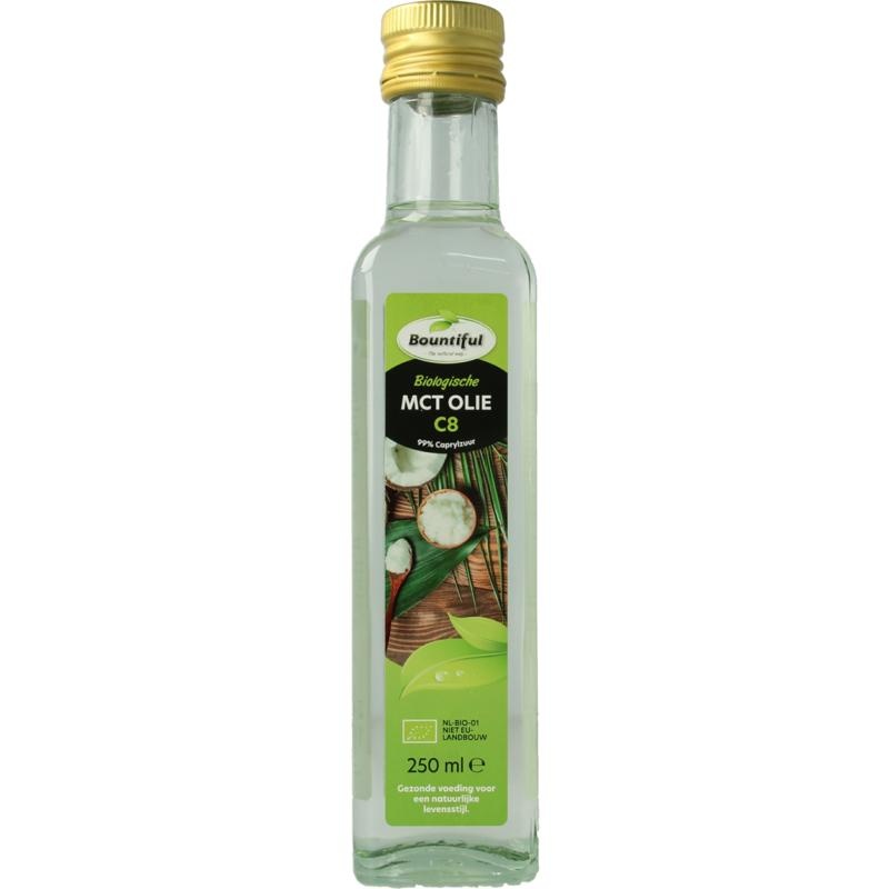 Bountiful Mct Oil Coconut Pure - 99 % Caprylsäure aus biologischem Anbau (250 Ml)