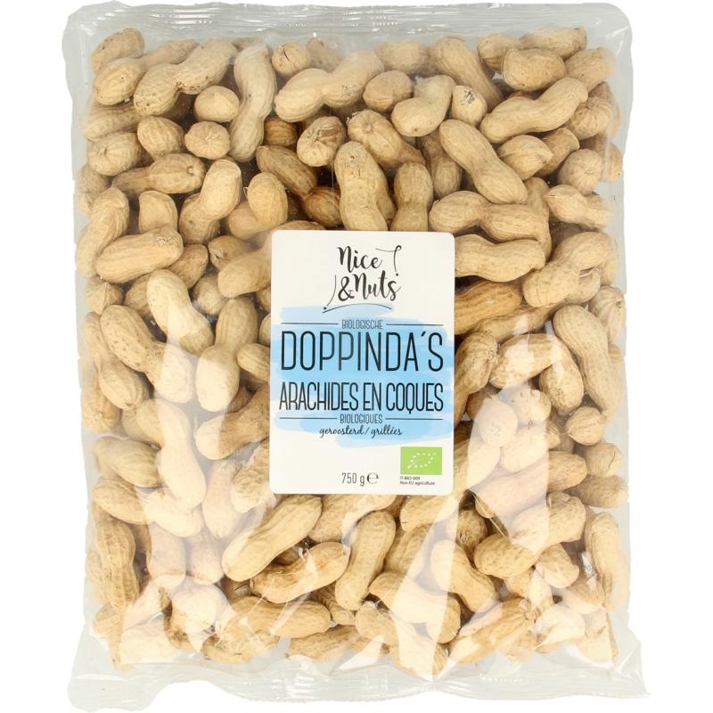 Nice & Nuts Bio geröstete Erdnüsse (750 Gramm)