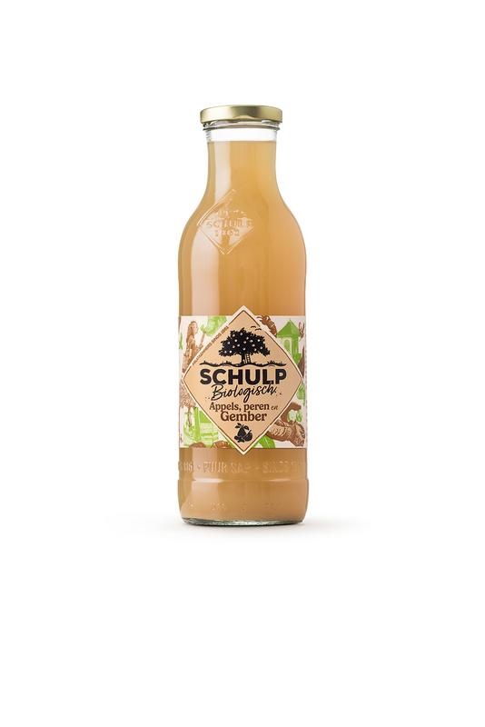 Schulp Apfel-, Birnen- und Ingwersaft Bio (750 Ml)