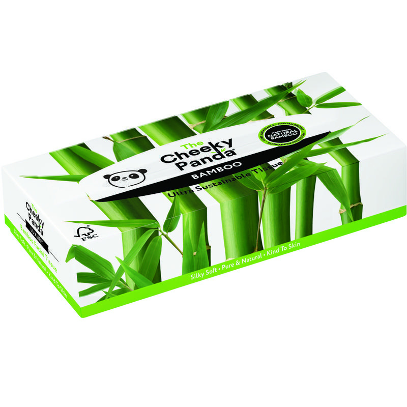 The Cheeky Panda Bamboo Taschentuchbox 3 Lagen (80 Stück)