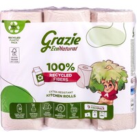 Grazie Natural Grazie Natural KüchenRolle 3-lagig (3 Stück)