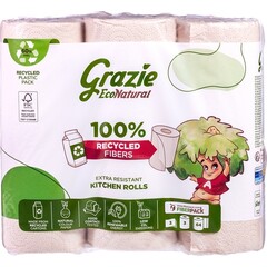 Grazie Natural KüchenRolle 3-lagig (3 Stück)