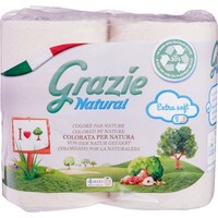 Grazie Natural Grazie Natural Toilettenpapier 3-lagig (4 Stück)