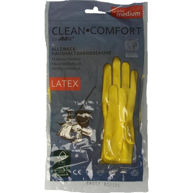 Clean-Comfort Haushaltshandschuh gelb Größe M (1 Paar)
