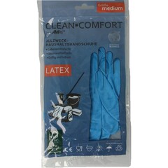 Clean-Comfort Haushaltshandschuh blau Größe M (1 Paar)