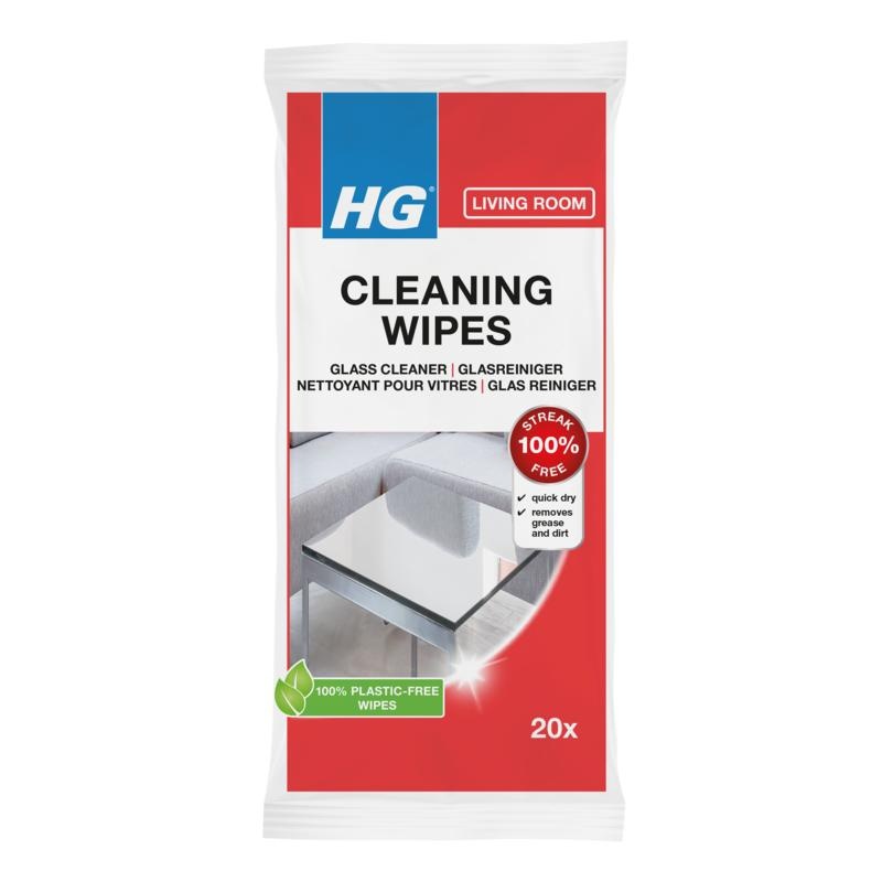 HG Glasreiniger-Tücher (20 Stück)