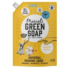 Marcel's GR Seifenwaschmittel Universal Vanille & Baumwolle Nachfüllpackung (1 Liter)