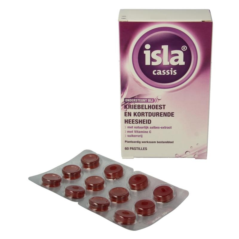 Isla Cassis Halspastille (60 Pastillen)