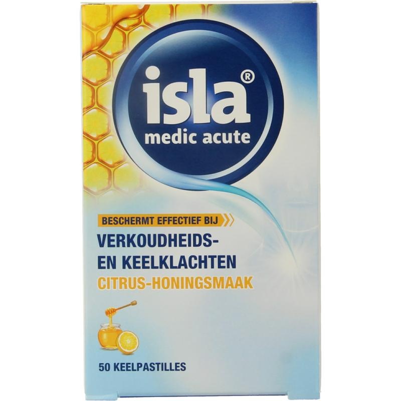 Isla Isla Citrus Honig-Halspastille (50 Pastillen)