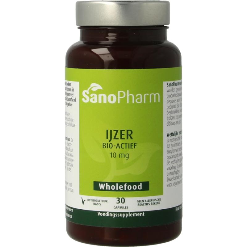 Sanopharm Eisen 10 mg Vollwert (30 Caps)