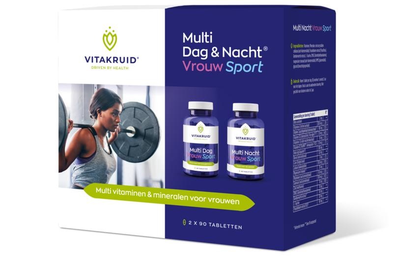 Vitakruid Vitakruid Multi Tag & Nacht Frauensport 2 x 90 (180 Tab)