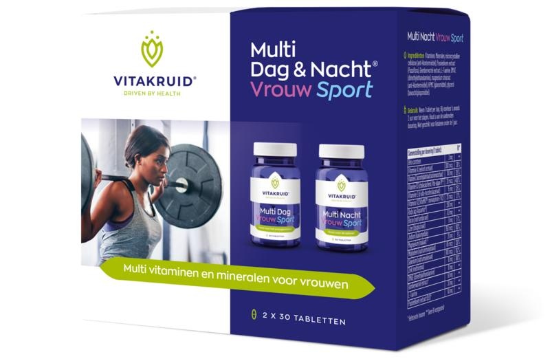 Vitakruid Vitakruid Multi Tag & Nacht Frauensport 2 x 30 (60 Tab)