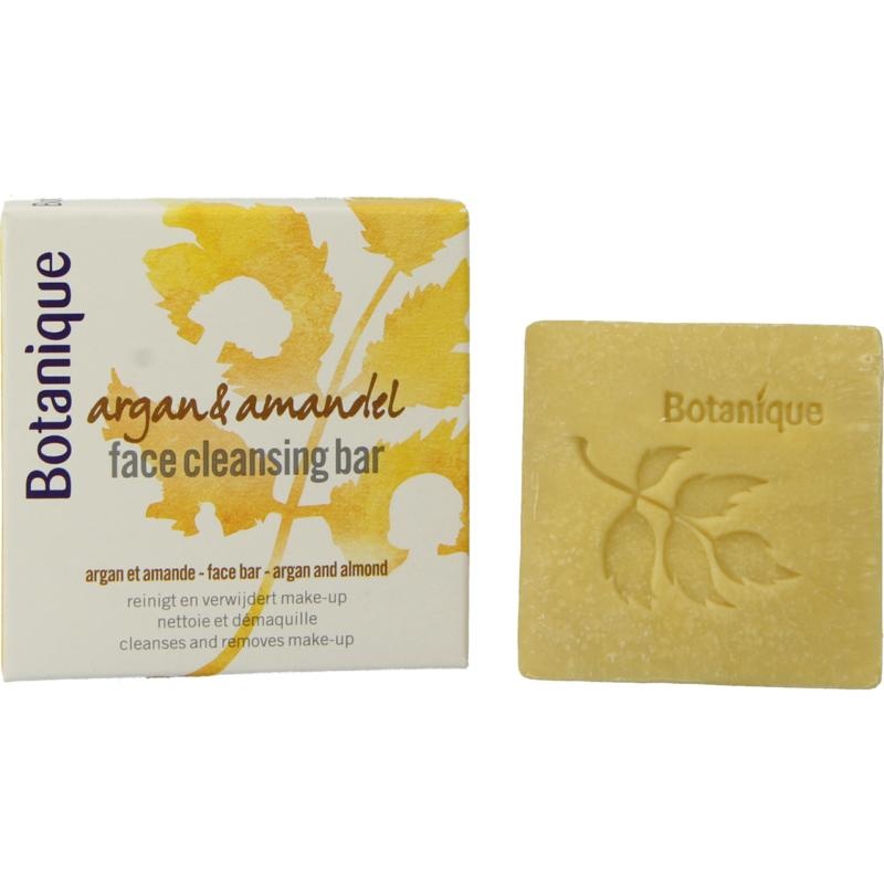 Botanique Gesichtsreinigungsriegel Argan & Mandel (50 Gramm)