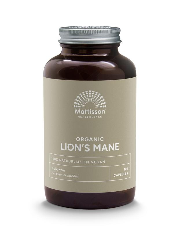 Mattisson Löwenmähne 500 mg Bio (120 VCaps)