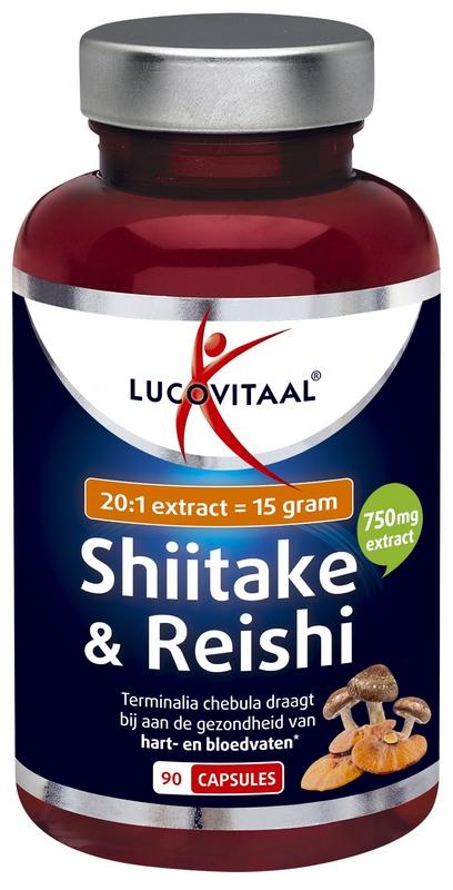 Lucovitaal Shiitake & Reishi (90 Caps)