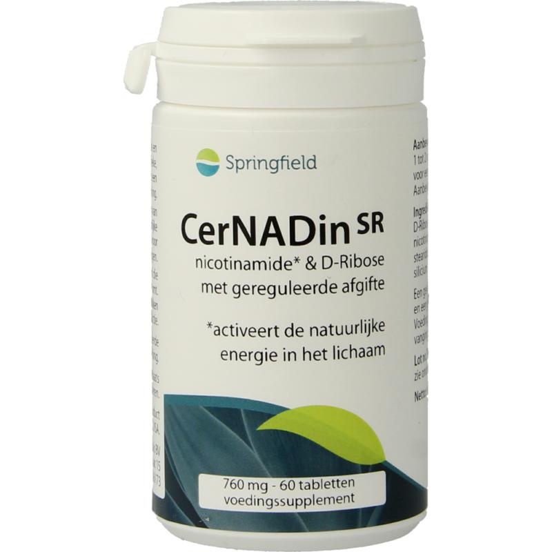 Springfield Cernadin SR Nicotinamid & D-Ribose 760 mg (60 Tab)