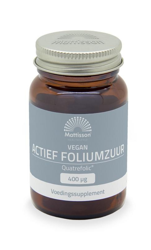 Mattisson Active Folic Acid Quatrefolic 400µg (60 Caps)