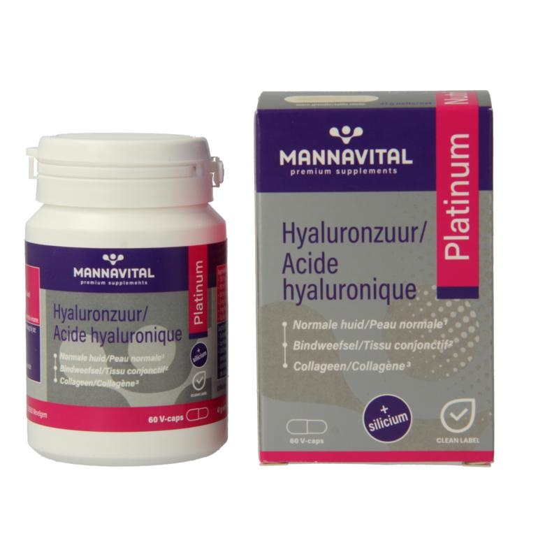 Mannavital Hyaluronsäure Platin (60 Caps)